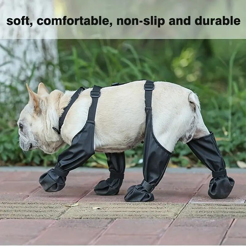 Breathable & Waterproof Dog Shoes, Dog Paw Protector, Outdoor Walking Footwear for Small Medium Dogs