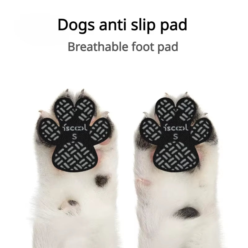 4-Pack Dog anti Slip Paw Grips Traction Pads Dog Paw Protection Stickers with Stronger Adhesive for Hard Floor or Injuries